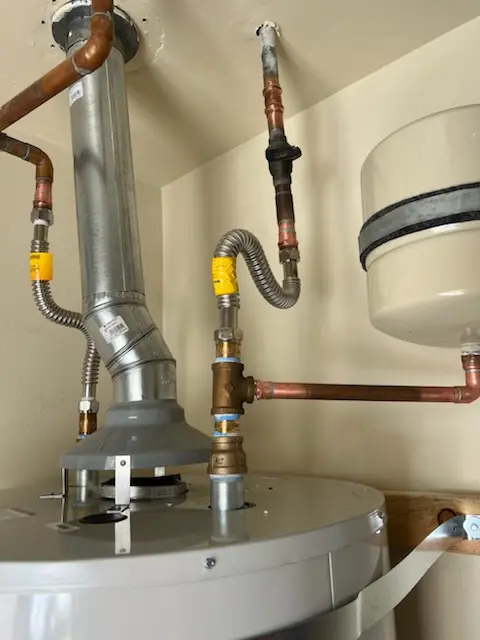 Water heater installation and plumbing repair in Van Ormer